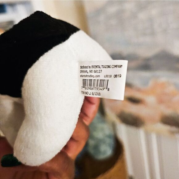 VTG Oriental Trading Co. Multi-colored Mini Beagle Plush Dog. - Picture 4 of 11